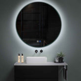 LED Spiegel Rund | Touch-Schalter | Anti-Beschlag-Funktion | Kaltweißes Licht - Reyze Seria Ambient Model 1